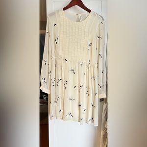 Anthropologie Embroidered Tunic Dress
